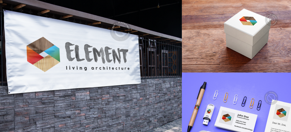 Branding / Logo: Element Living Architecture