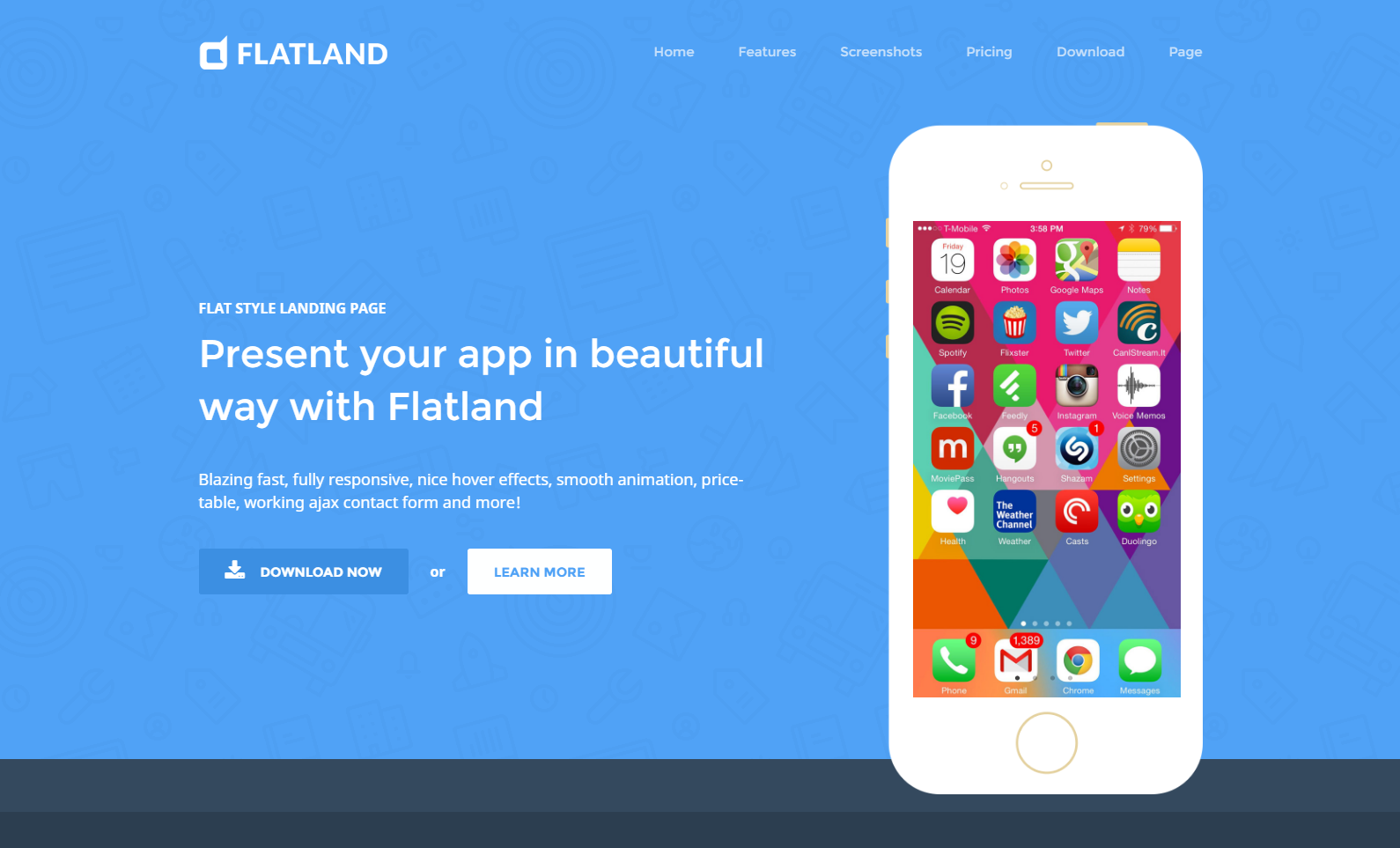 Branding / Logo: FlatLand - Web Design